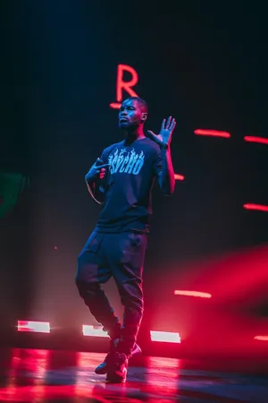 Rap_ Performance_ Under_ Red_ Lights.jpg Wallpaper
