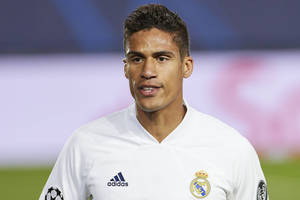 Raphael Varane White Jersey Wallpaper