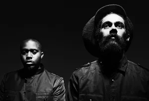 Rapper Nas And Dj Damian Marley Wallpaper