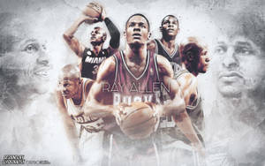 Ray Allen Nba Collage Wallpaper