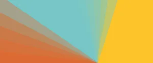 Rays In Yellow, Orange, And Teal Wallpaper