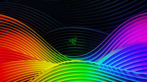 Razer Logo Rgb 4k Waves Wallpaper