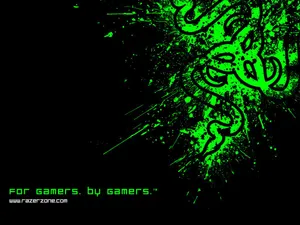 Razer Paint Splatter Wallpaper