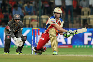 Rcb's Powerhouse Player - Ab De Villiers Wallpaper