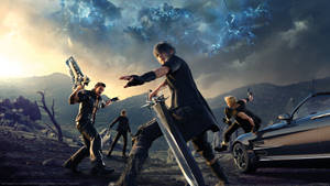 Ready For An Epic Journey With Final Fantasy Xv Wallpaper