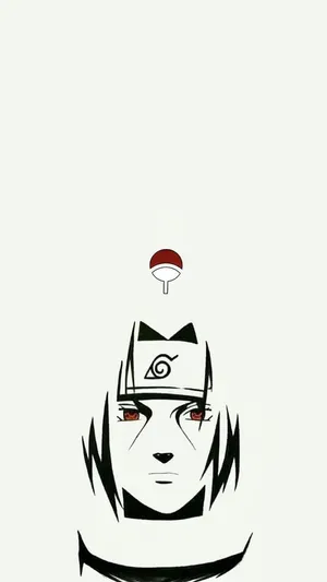 Ready For Battle - Naruto White Wallpaper