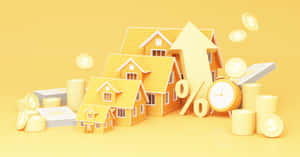 Real Estate Investment Growth Concept Wallpaper