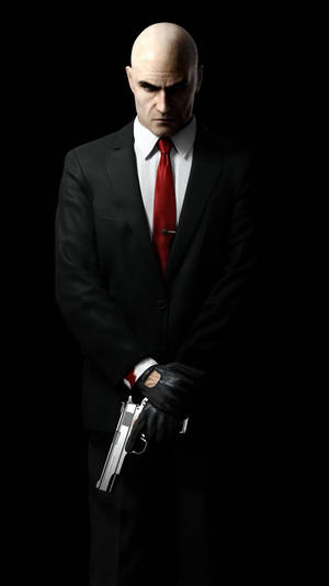 Real Hitman Agent 47 Portrait Wallpaper