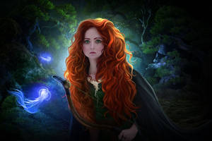 Realistic Princess Merida Art Wallpaper