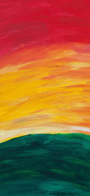 Realme 7 Red Yellow Green Painting Wallpaper