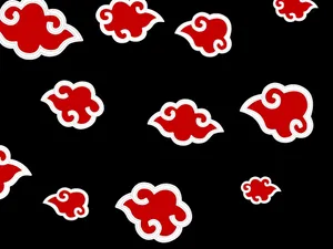 Red Akatsuki Cloud Wallpaper