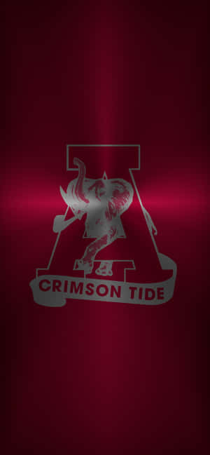 Red Alabama Football Logo Wallpaper