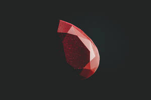 Red And Black Ruby Gemstone Wallpaper