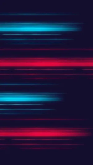 Red And Blue Glitch Wallpaper