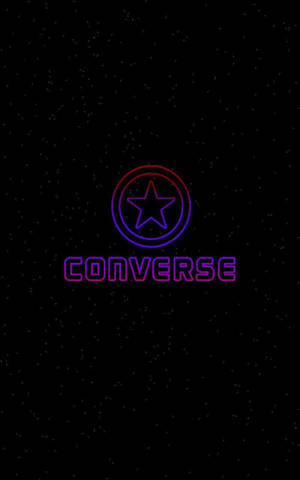 Red And Purple Converse Logo Wallpaper