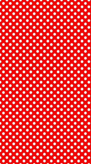 Red And White Polka Dot Wallpaper
