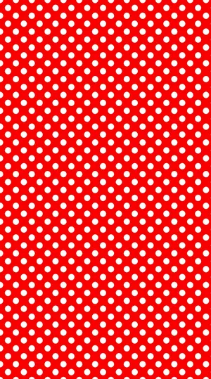 Red And White Polka Dot Wallpaper