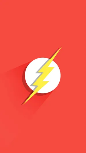 Red And Yellow The Flash Iphone Wallpaper
