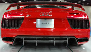 Red Audi R8 Bumper Wallpaper