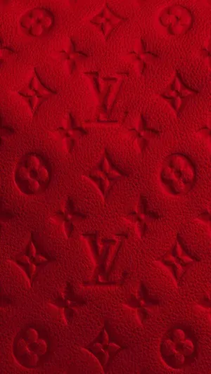 Red Baddie Louis Vuitton Wallpaper