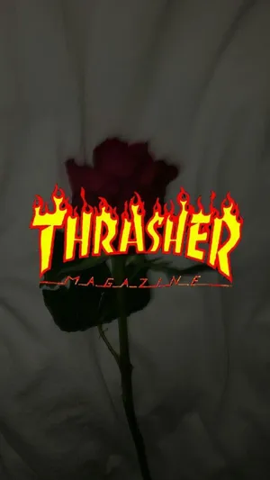 Red Baddie Thrasher Wallpaper