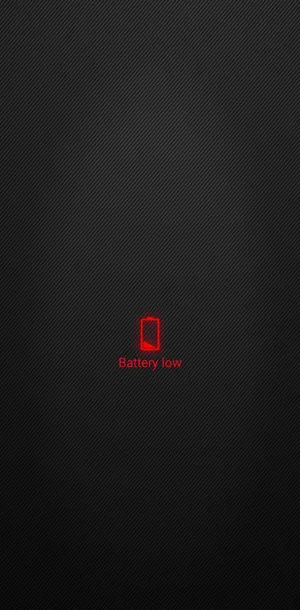 Red Battery Life Low Signage Wallpaper