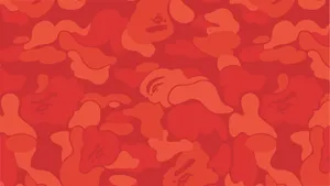 Red Camo - Stand Out From The Crowd Wallpaper