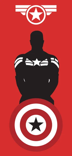Red Captain America 4k Marvel Iphone Wallpaper