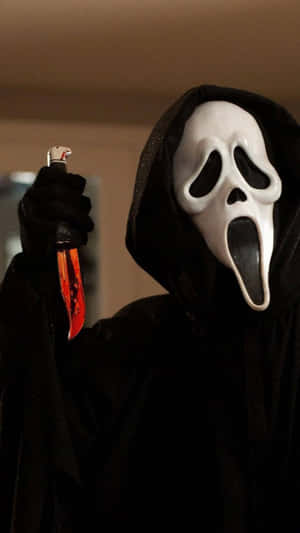 Red Dagger Ghost Face Pfp Wallpaper