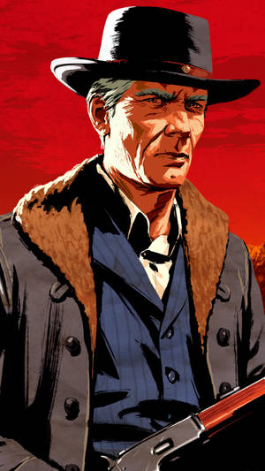 Red Dead Iphone Hosea Matthews Wallpaper