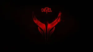 Red Devil Silhouette Wallpaper