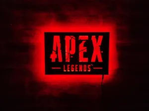 Red Full Apex Legends Logo Text Wallpaper