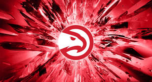 Red Glass Atlanta Hawks Wallpaper