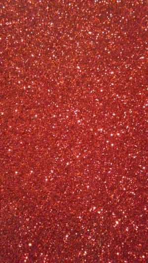Red Glitter Background With A Close Up View Wallpaper