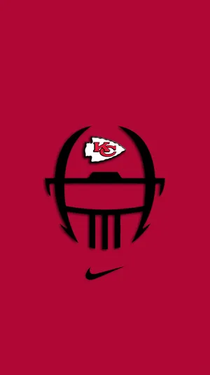 Red Helmet Kc Chiefs Phone Wallpaper