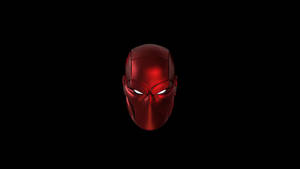 Red Hood Metal Helmet Hd Wallpaper