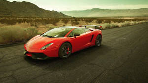 Red Lamborghini Gallardo Car Wallpaper