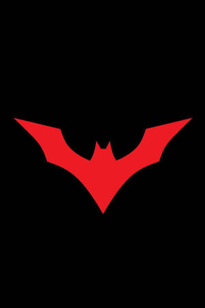 Red Logo Of Batman Dark Iphone Wallpaper