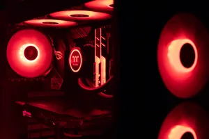 Red Msi Gaming Computer Components Wallpaper