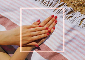 Red Nails Shot Wallpaper