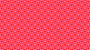 Red Pink Seamless Hearts Valentines Desktop Wallpaper