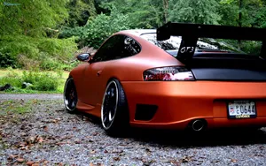 Red Porsche Gt3 Car Wallpaper