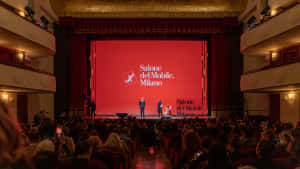 Red Screen La Scala Opera House Wallpaper