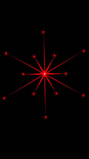 Red Star Digital Art Wallpaper