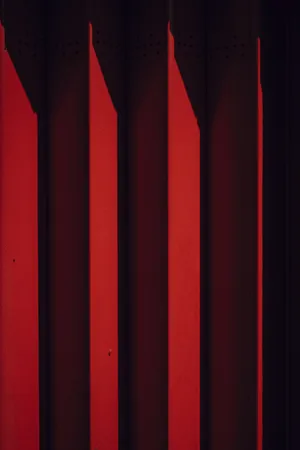 Red Surface With Shadow Wallpaper
