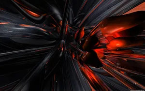 Red Versus Black Abstract Cool Pfp Wallpaper