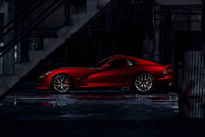 Red Viper Dodge Iphone Wallpaper