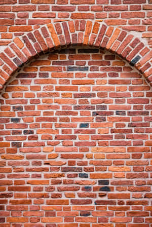 Redbrick With An Arch Wallpaper