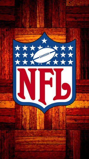 Reddish Brown Wood Nfl Iphone Wallpaper