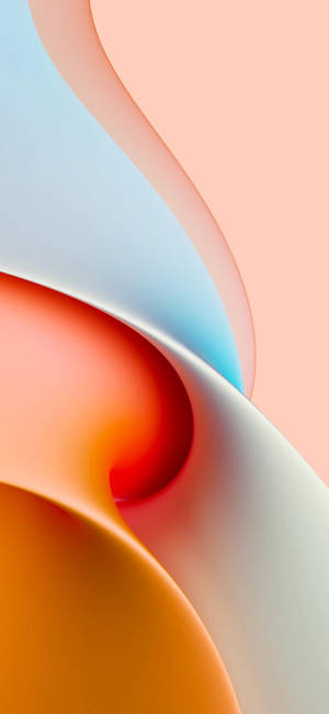 Redmi 9 3d Pastel Lines Wallpaper